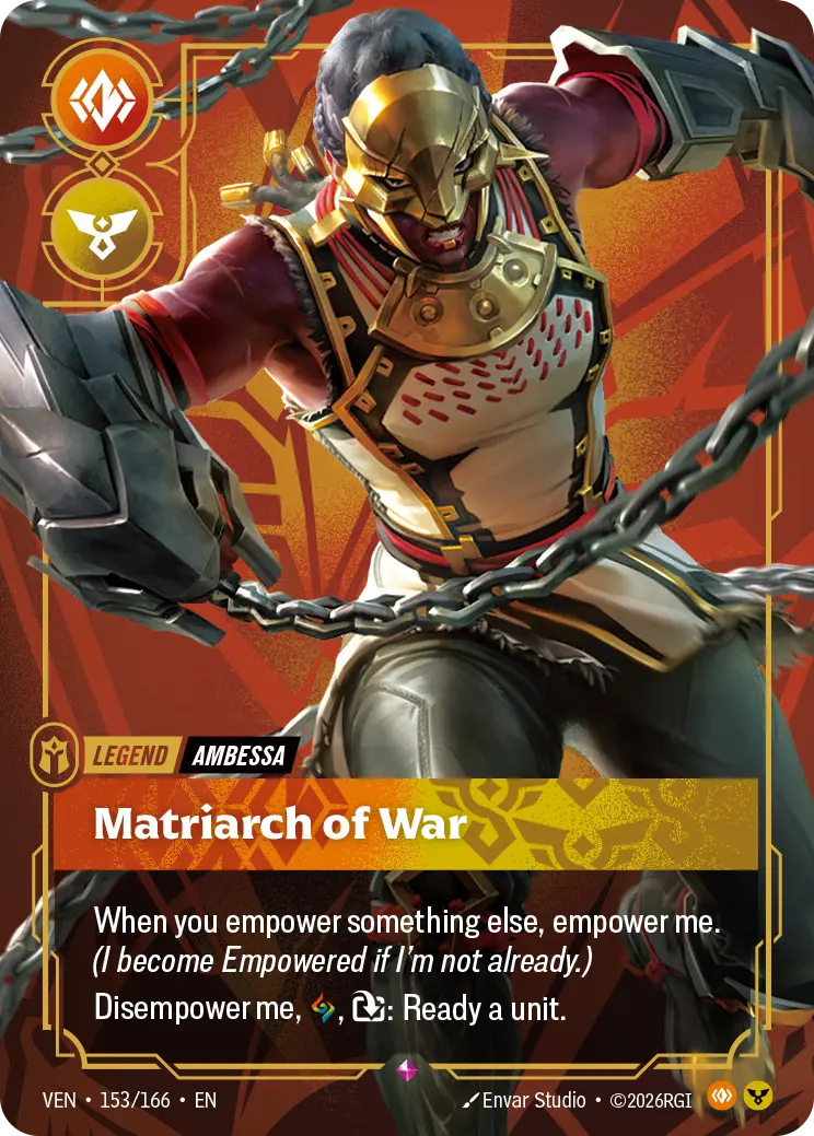 Ambessa, Matriarch of War (Legend) (VEN-153/166) (R)