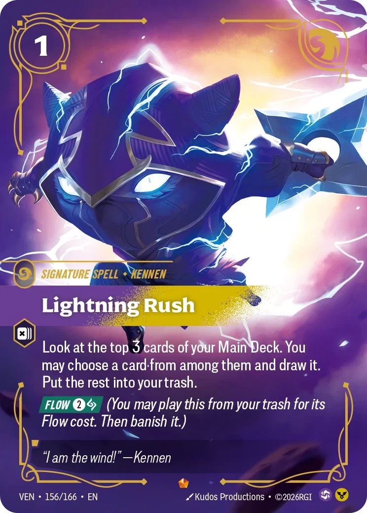 Lightning Rush (Spell) (VEN-156/166) (E)