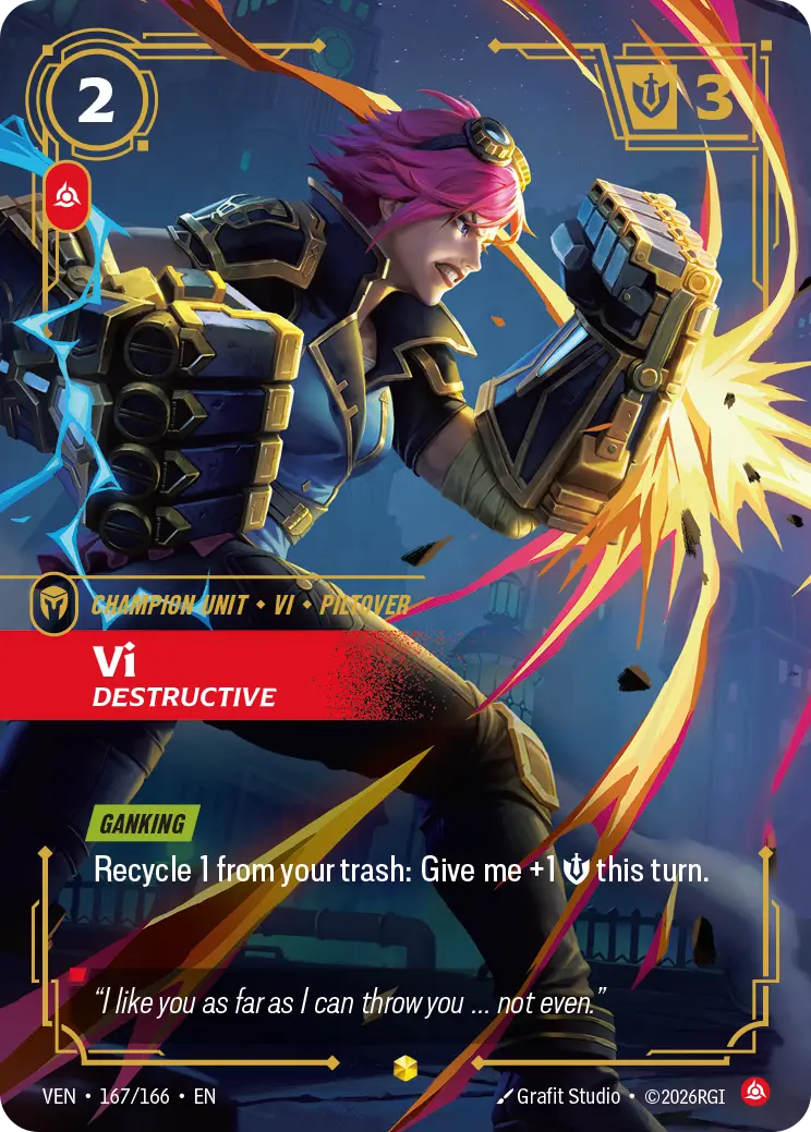 Vi, Destructive (Unit) (VEN-167/166) (R) (Overnumbered)
