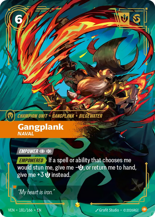 Gangplank, Naval (Unit) (VEN-181/166) (R) (Overnumbered)