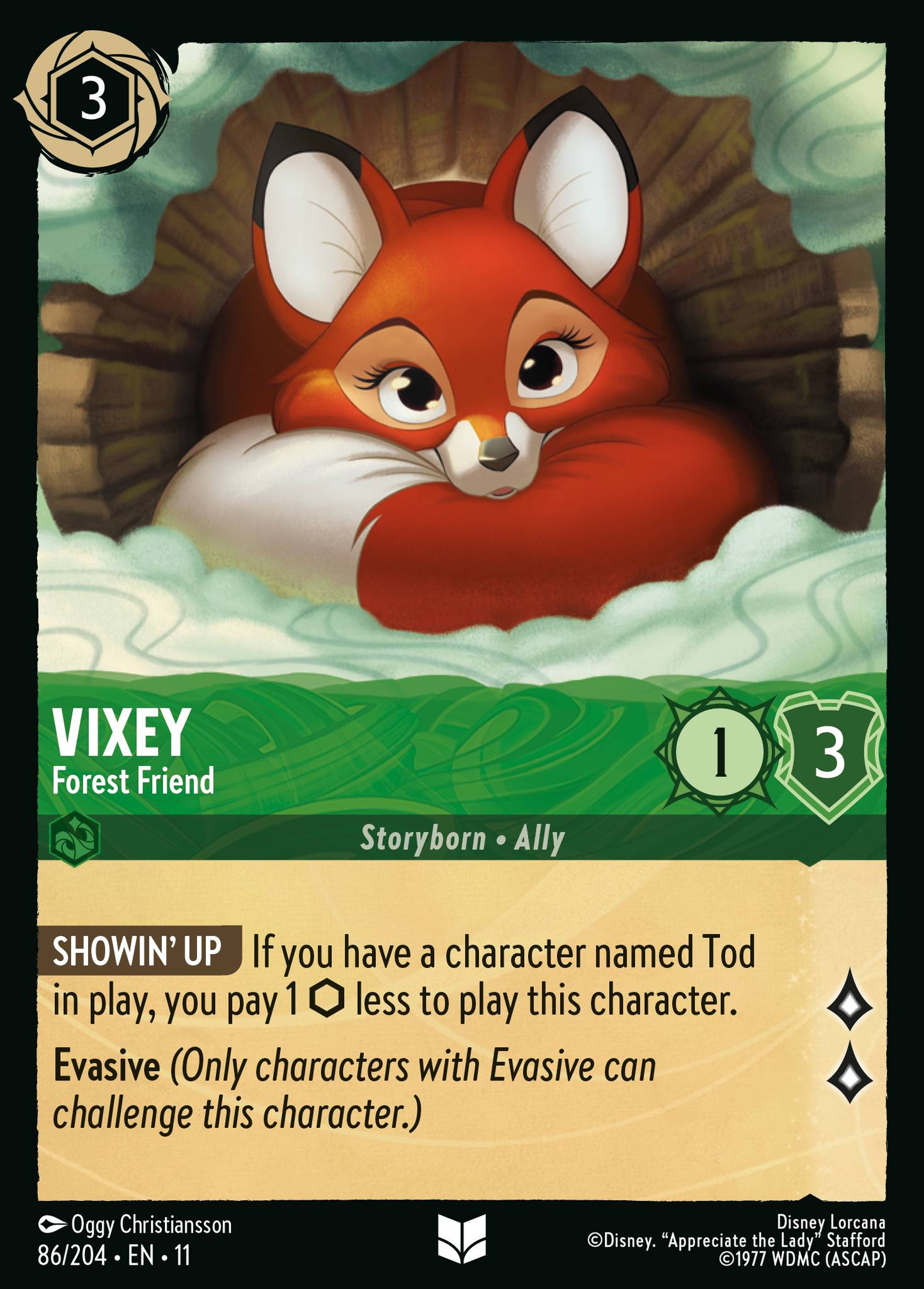 Vixey - Forest Friend (Storyborn - Ally)(86/204 EN 11) (U)