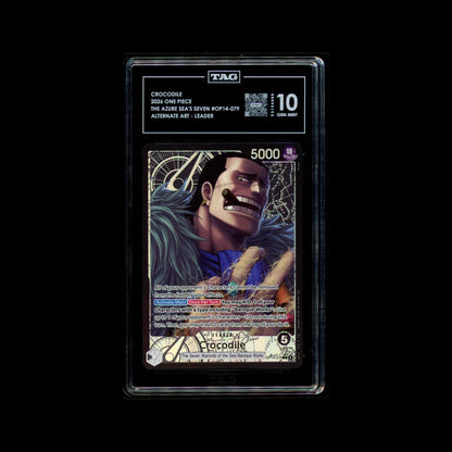 Crocodile Leader (OP14-079) Tag 10 (Gem Mint)