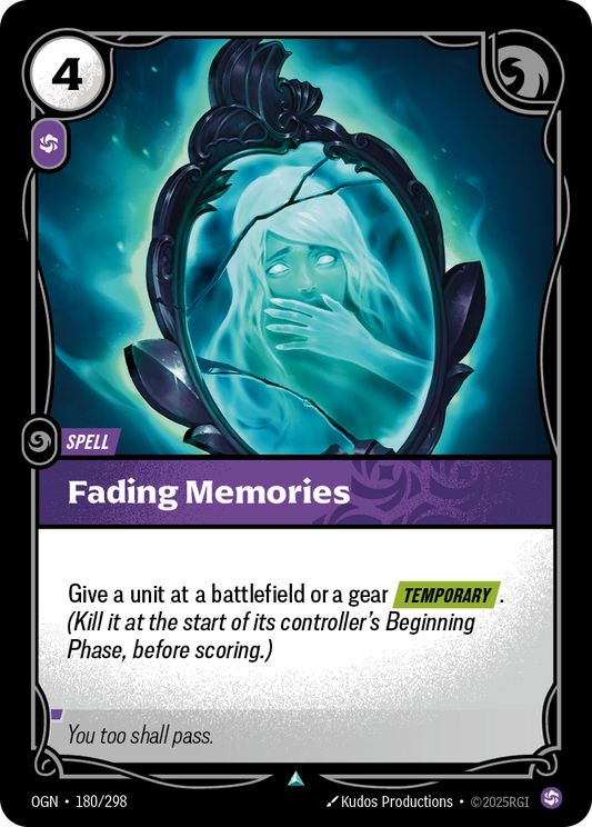 Fading Memories (Spell) (OGN-180/298) (Uncommon)
