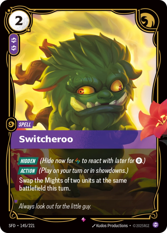Switcheroo (Spell) (SFD-145/221) (Rare)