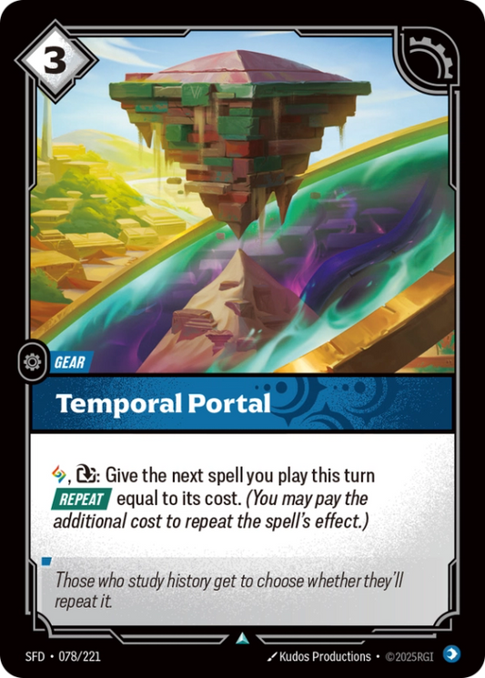 Temporal Portal (Gear) (SFD-078/221) (UnCommon)
