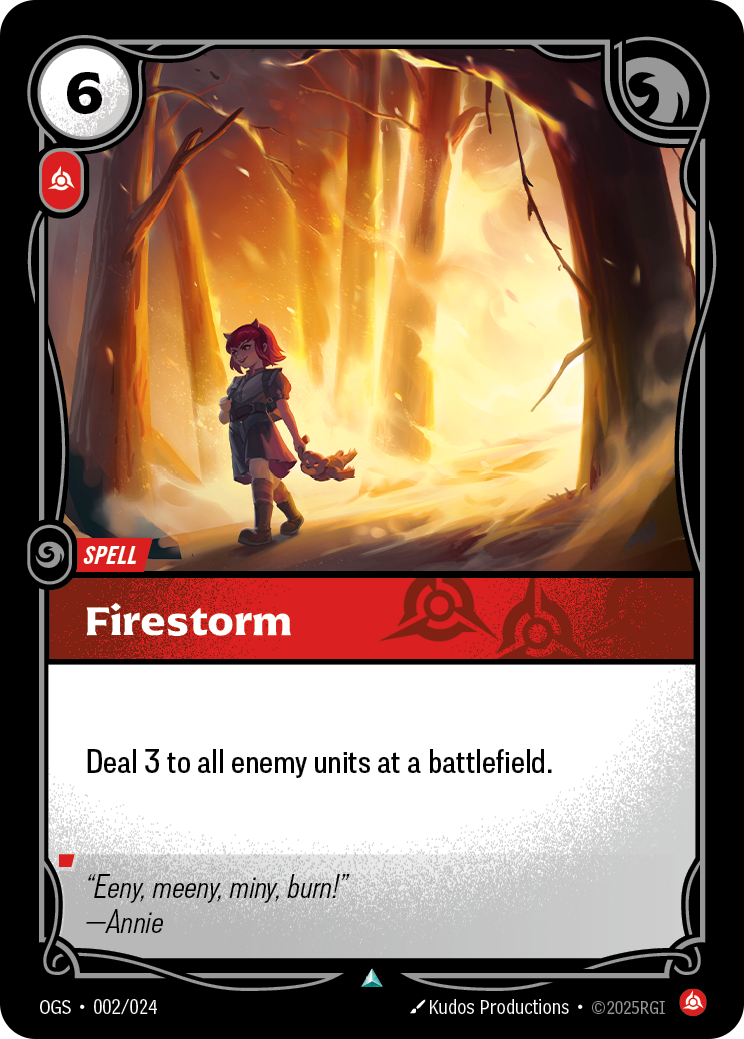 Firestorm (Spell) (OGS-002/024) (Uncommon)