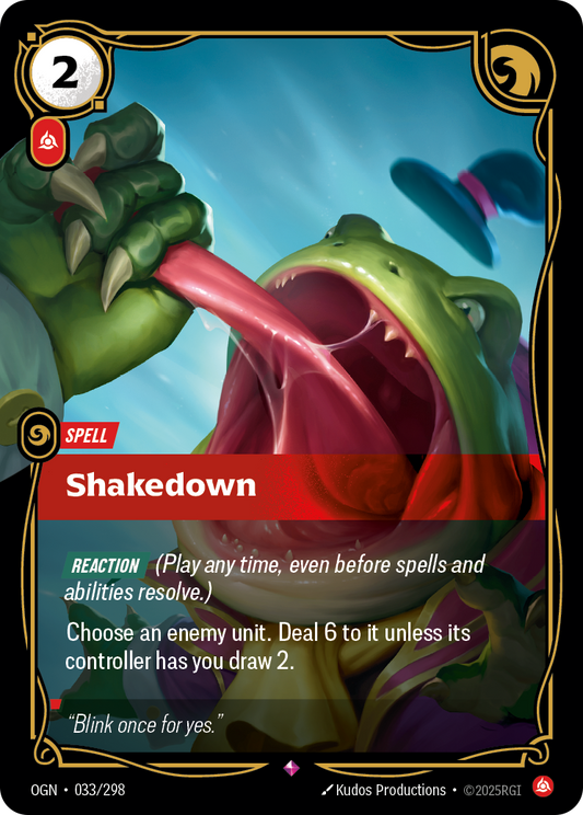 Shakedown (Spell) (OGN-033/298) (Rare)