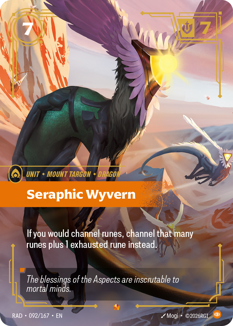 Seraphic Wyvern (Unit) (RAD-092/167) (Epic)