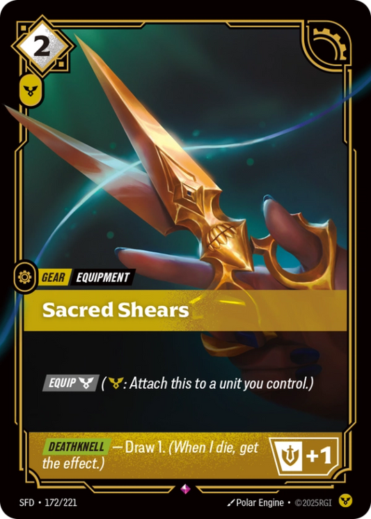 Sacred Shears (Gear) (SFD-172/221) (Rare)