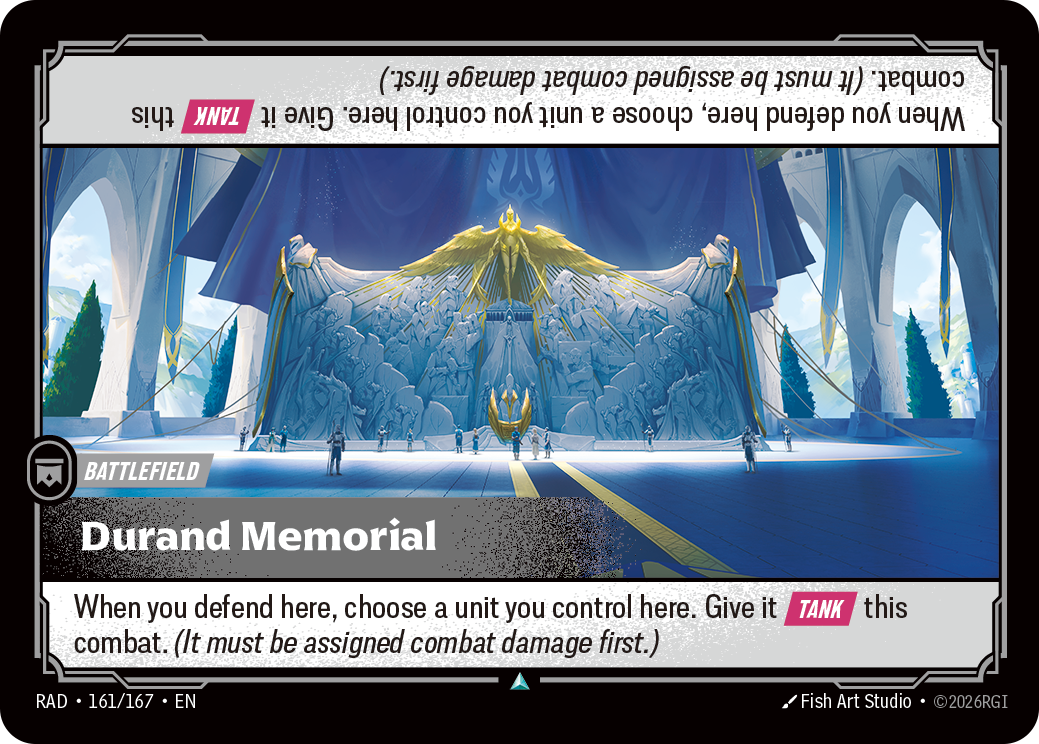 Durand Memorial (Battlefield) (RAD-161/167) (Uncommon)