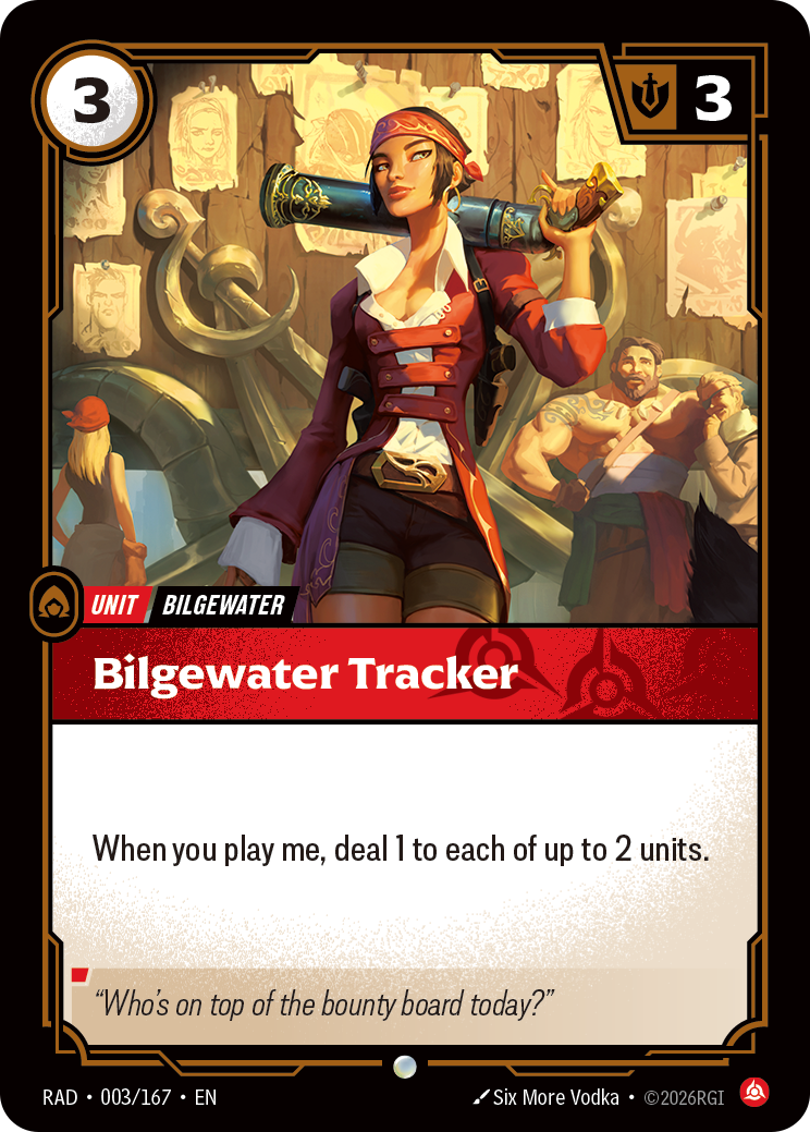 Bilgewater Tracker (Unit) (RAD-003/167) (Common)