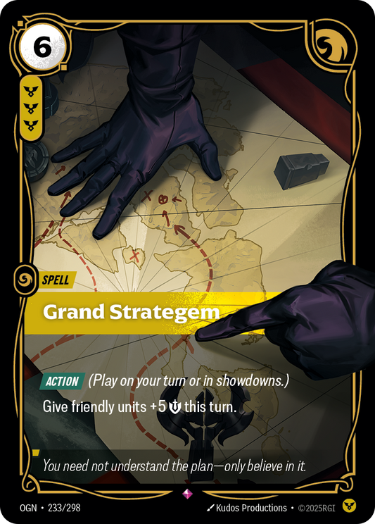 Grand Strategem (Spell) (OGN-233/298) (Rare)