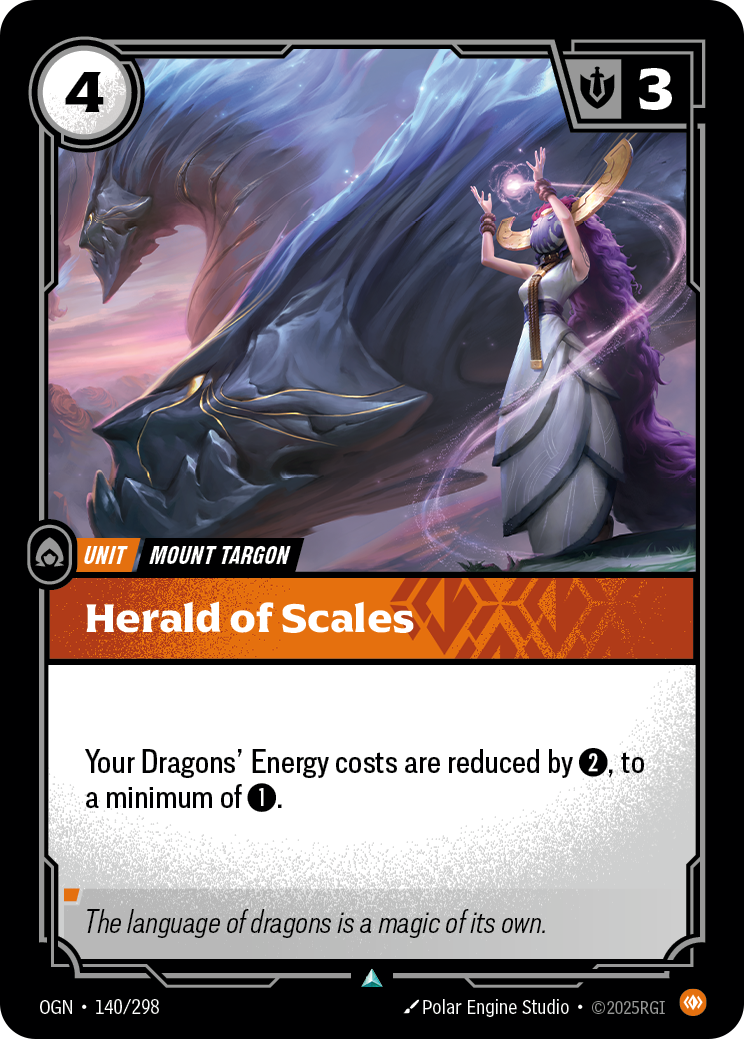 Herald of Scales (Unit) (OGN-140/298) (Uncommon)
