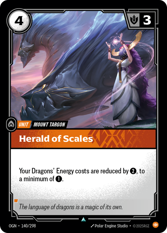 Herald of Scales (Unit) (OGN-140/298) (Uncommon)