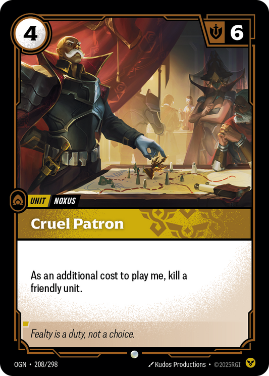 Cruel Patron (Unit) (OGN-208/298) (Common)