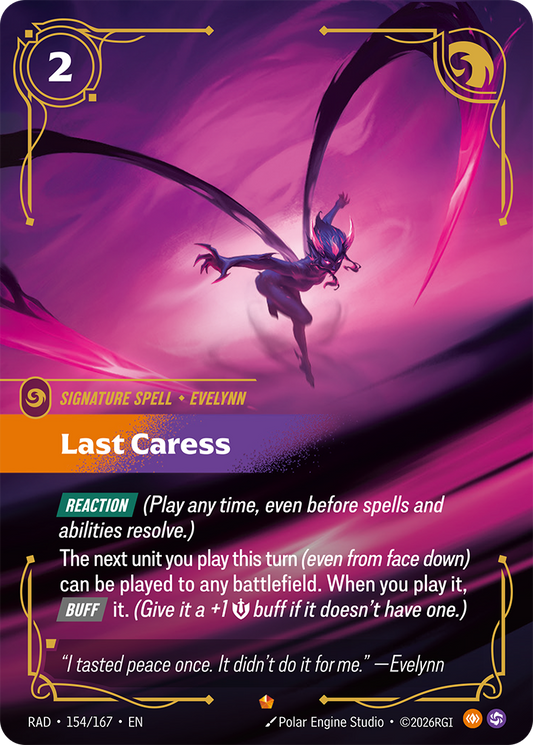 Last Caress (Spell) (RAD-154/167) (Epic)