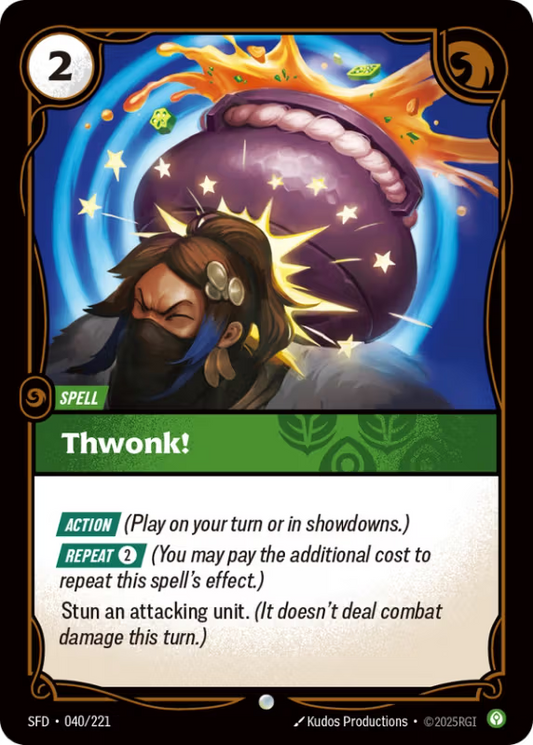 Thwonk! (Spell) (SFD-040/221) (Common)