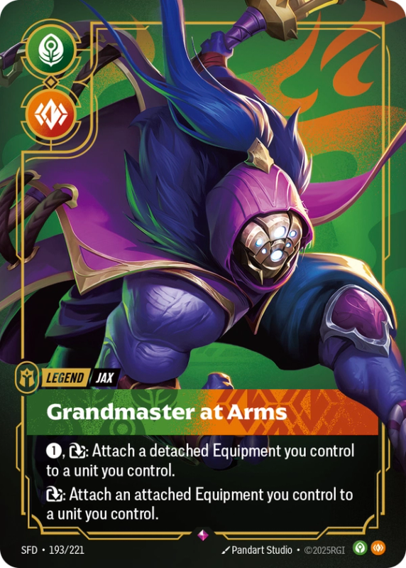 Grandmaster at Arms (Legend) (SFD-193/221) (Rare)