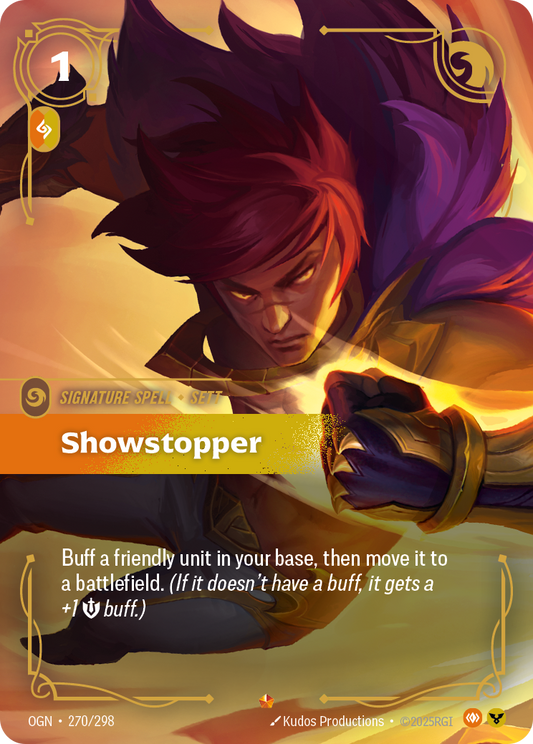 Showstopper (Signature Spell) (OGN-270/298) (Epic)