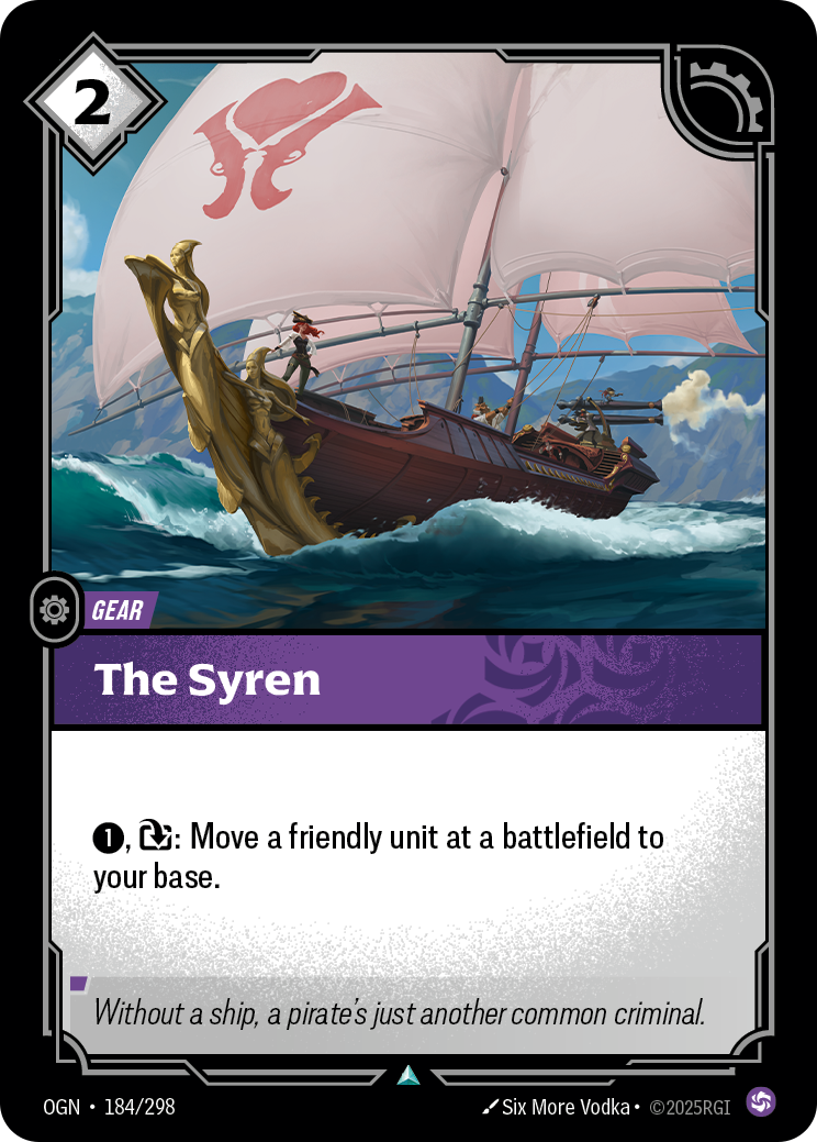 The Syren (Gear) (OGN-184/298) (Uncommon)