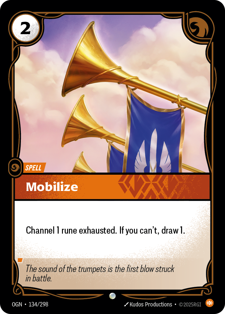 Mobilize (Spell) (OGN-134/298) (Common)