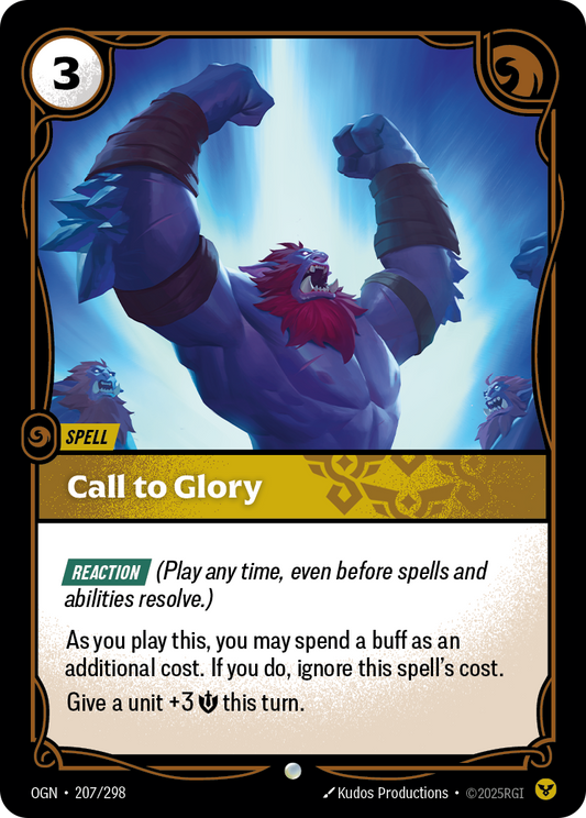Call to Glory (Spell) (OGN-207/298) (Common)