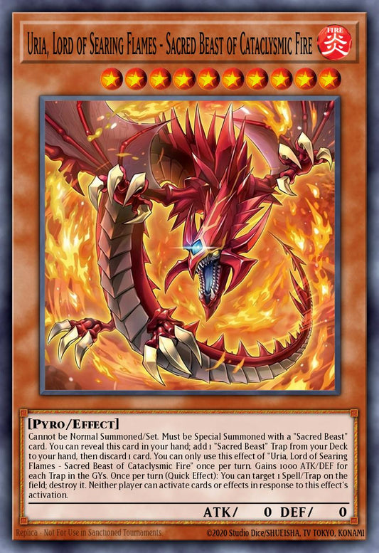 Inferno of the Sacred Beasts - Uria, Lord of Searing Flames (Monster) (CORI-EN005)