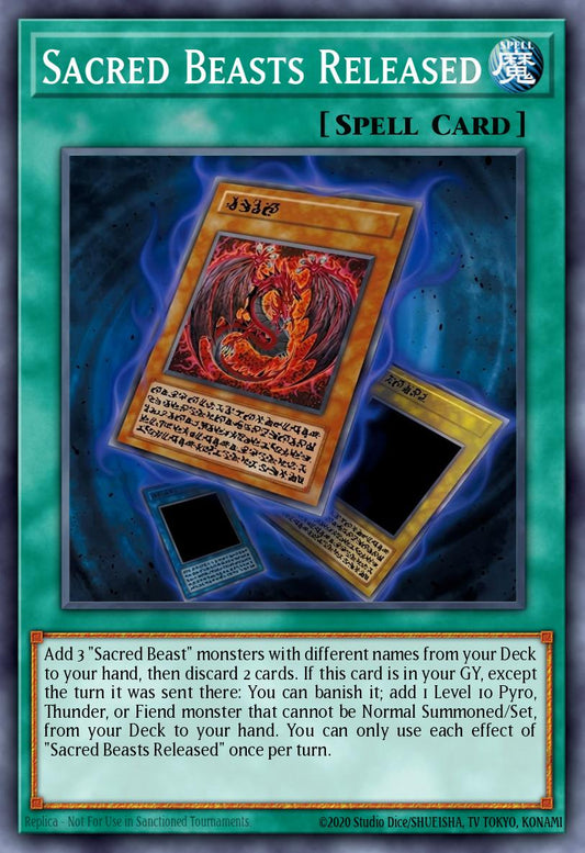 Sacred Beasts Released (Spell) (CORI-EN047)