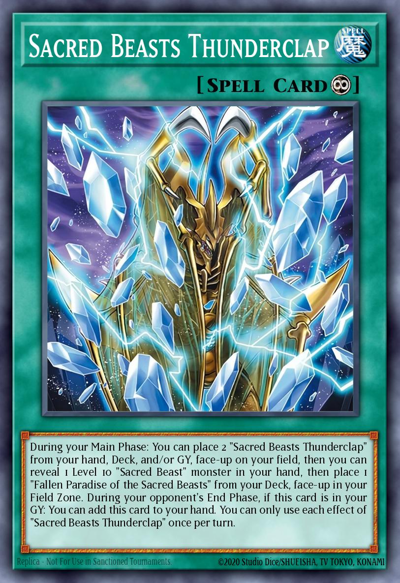 Sacred Beasts Thunderclap (Spell) (CORI-EN049)