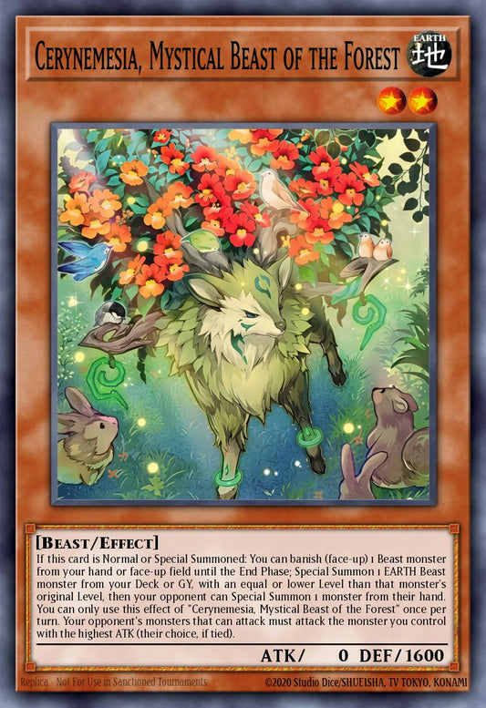 Cerynemesia, Mystical Beast of the Forest (Monster) (CORI-EN087)