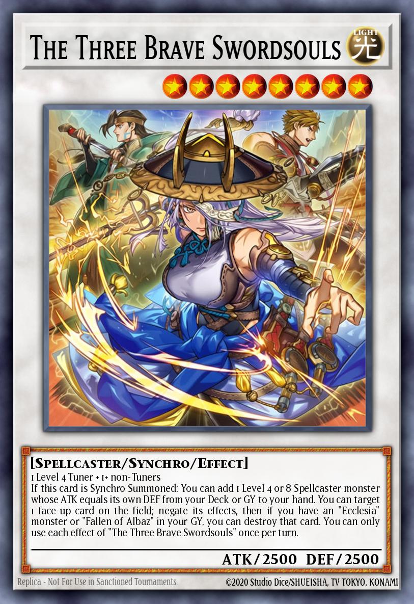 The Three Champions of Swordsoul (Monster) (CORI-EN100)