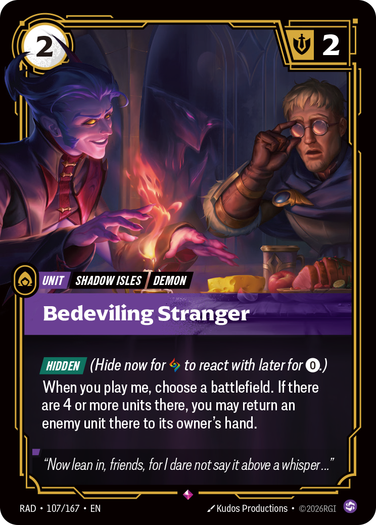 Bedeviling Stranger (Unit) (RAD-107/167) (Rare)