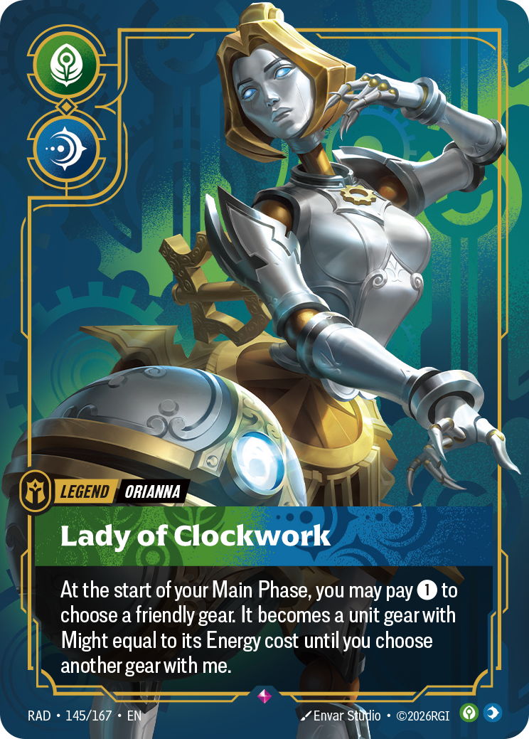 Lady of Clockwork (Legend) (RAD-145/167) (Rare)