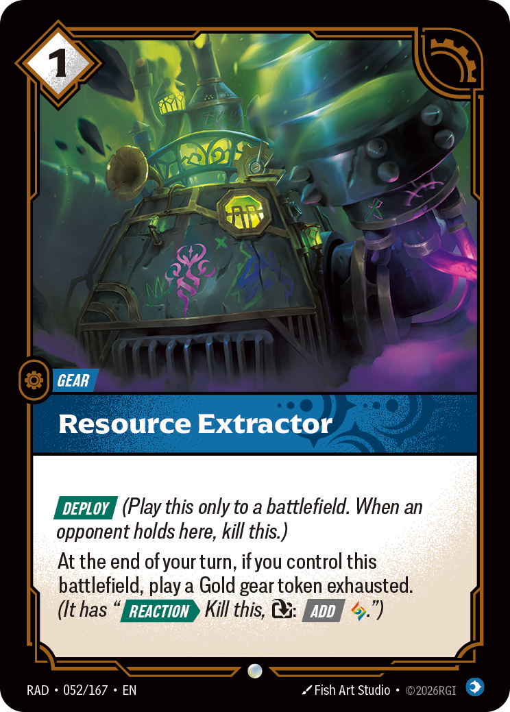 Resource Extractor (Gear) (RAD-052/167) (Common)
