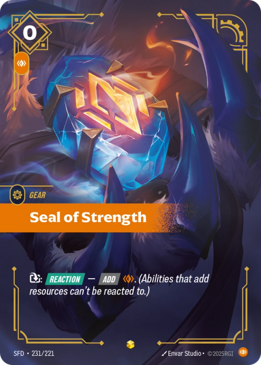 Seal of Strength (Gear) (SFD-231/221) (Showcase)