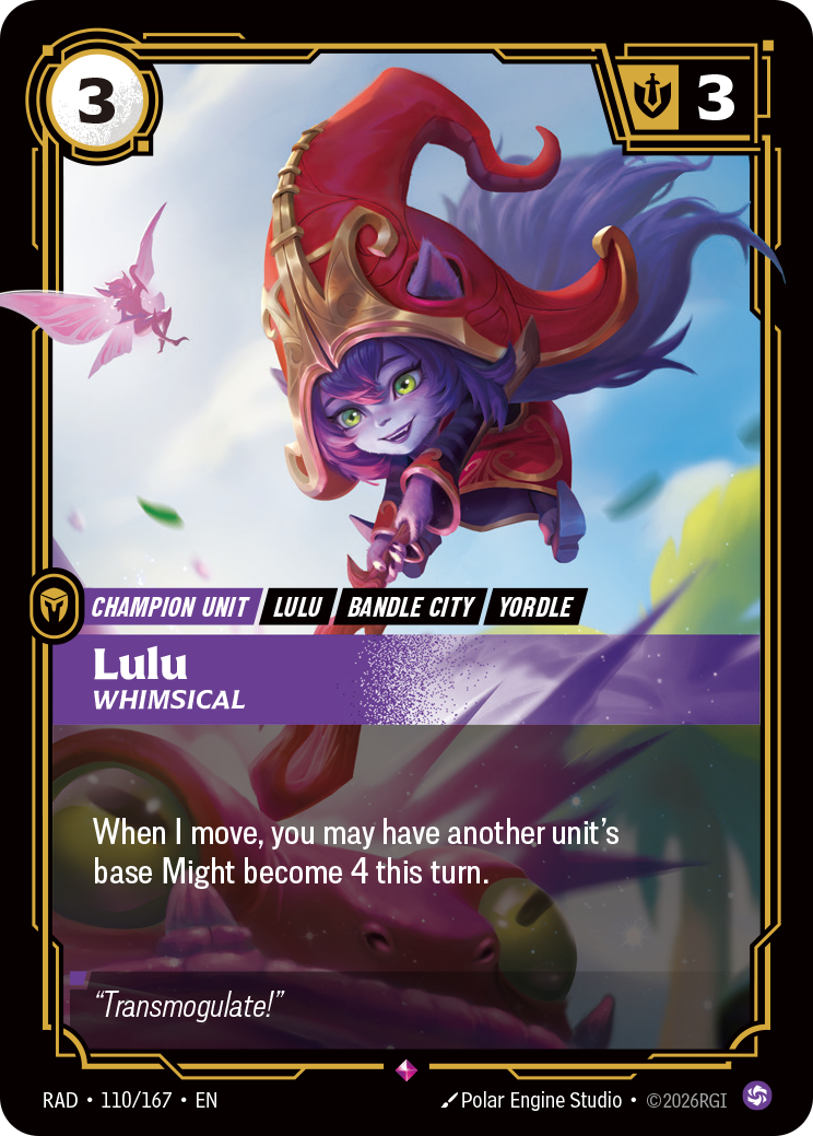 Lulu, Whimsical (Unit) (RAD-110/167) (Rare)