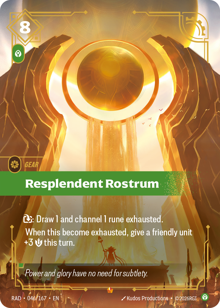 Resplendent Rostrum (Gear) (RAD-046/167) (Epic)