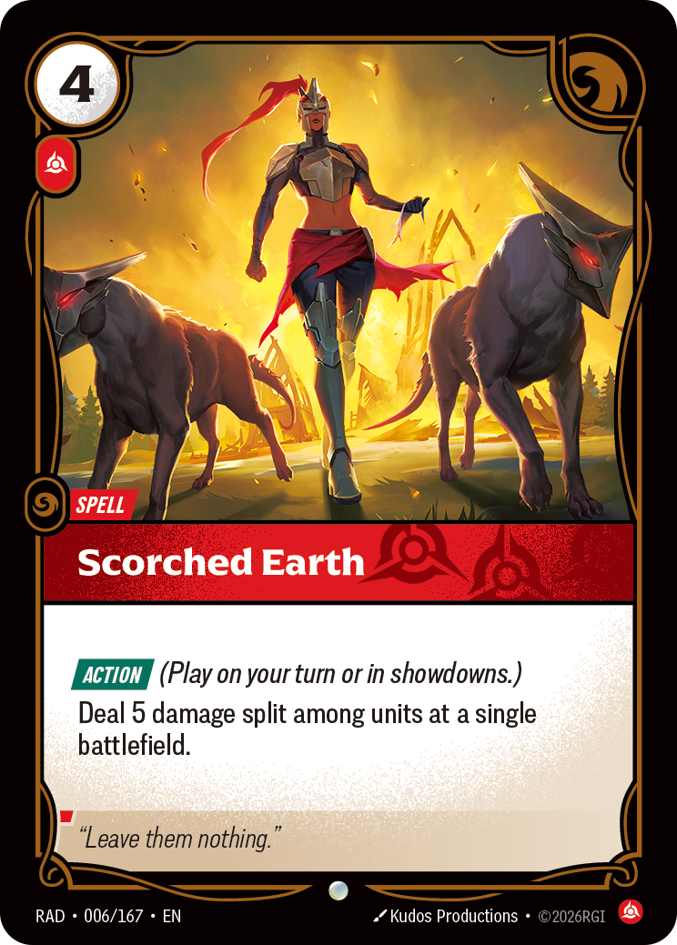 Scorched Earth (Spell) (RAD-006/167) (Common)