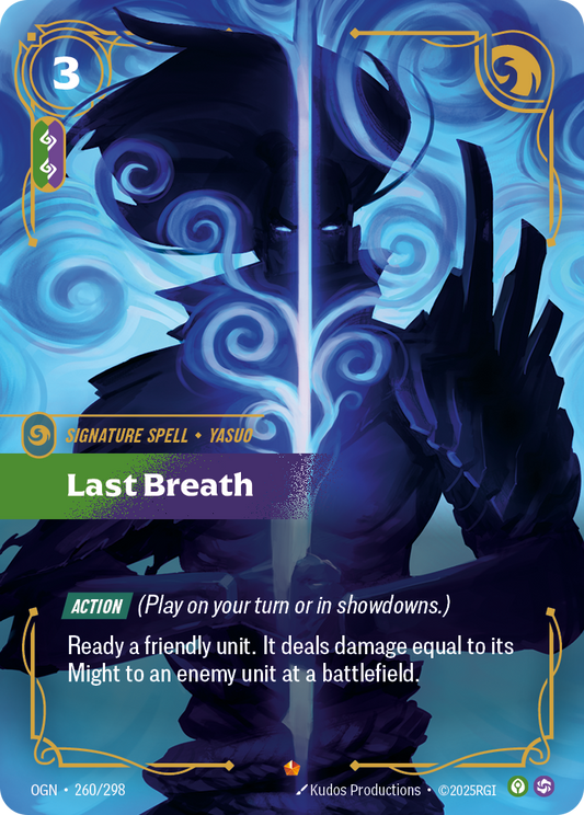 Last Breath (Signature Spell) (OGN-260/298) (Epic)
