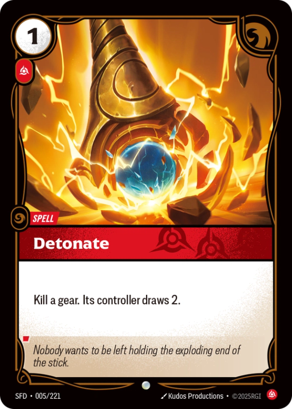 Detonate (Spell) (SFD-005/221) (Common)