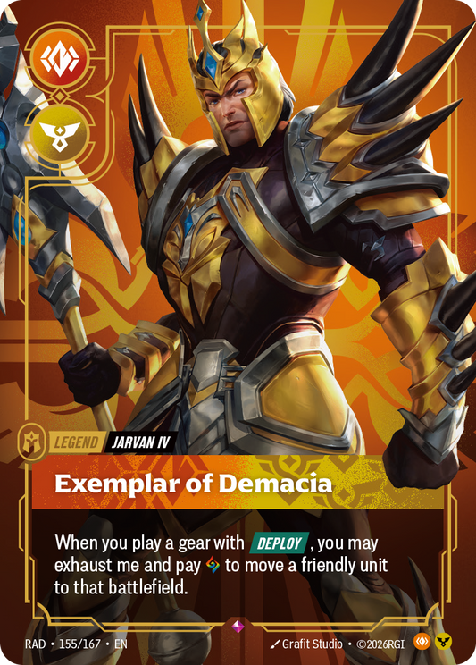 Exemplar of Demacia (Legend) (RAD-155/167) (Rare)