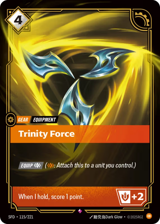 Trinity Force (Gear) (SFD-115/221) (Rare)
