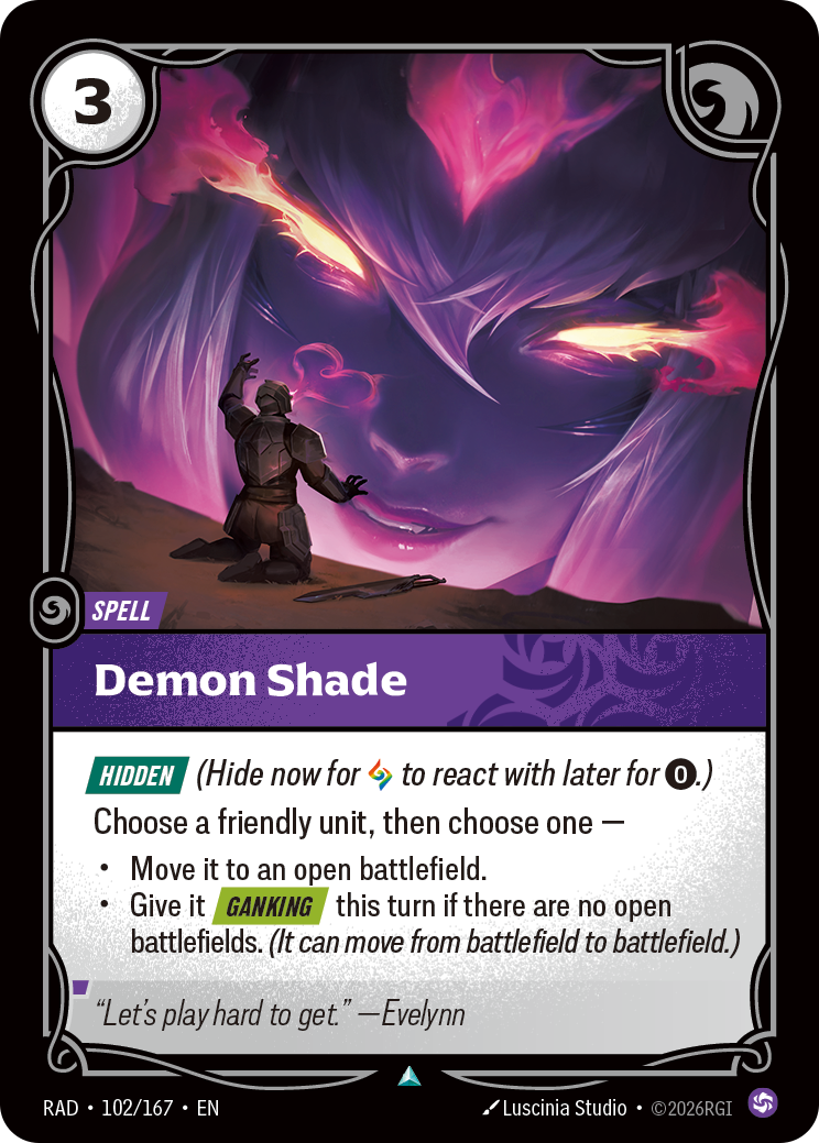 Demon Shade (Spell) (RAD-102/167) (Uncommon)
