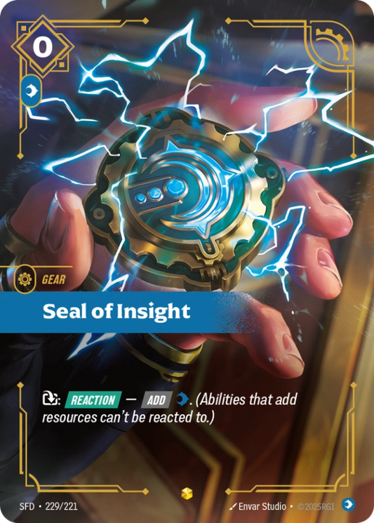 Seal of Insight (Gear) (SFD-229/221) (Showcase)
