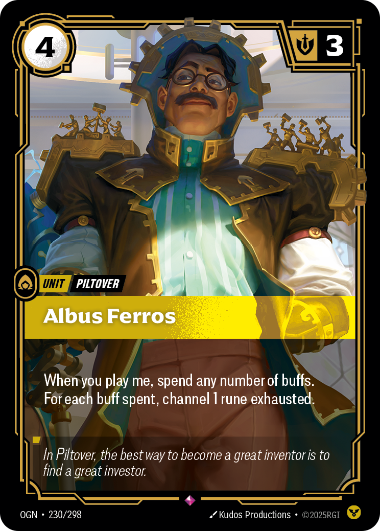 Albus Ferros (Unit) (OGN-230/298) (Rare)