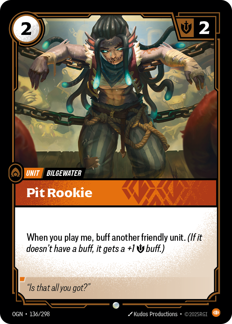 Pit Rookie (Unit) (OGN-136/298) (Common)