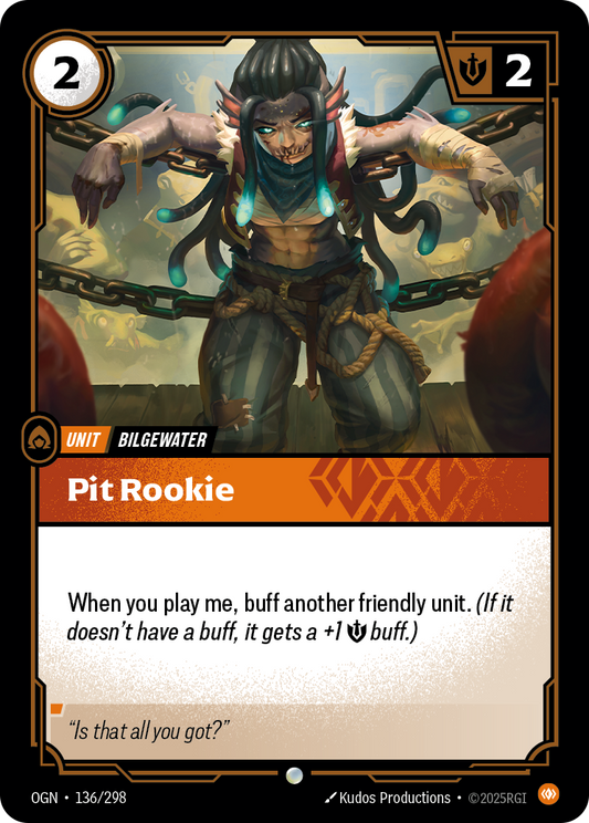 Pit Rookie (Unit) (OGN-136/298) (Common)