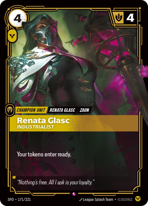 Renata Glasc, Industrialist (Champion Unit) (SFD-171/221) (Rare)