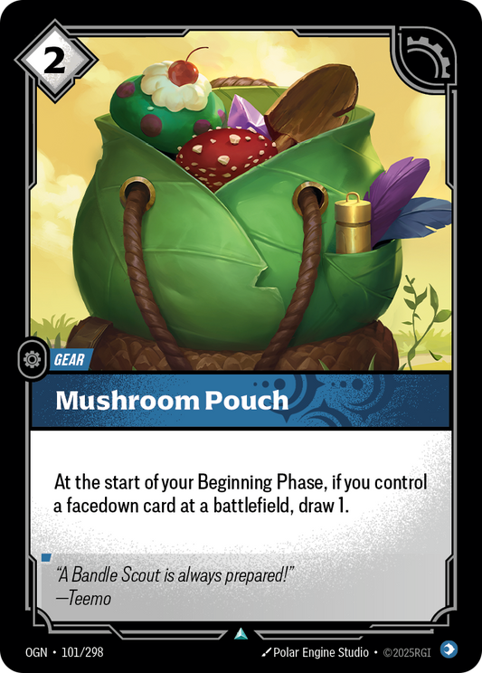 Mushroom Pouch (Gear) (OGN-101/298) (Uncommon)