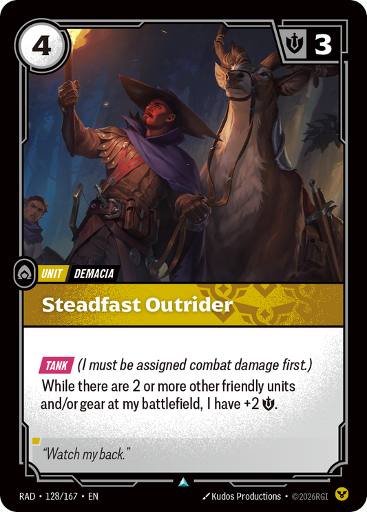 Steadfast Outrider (Unit) (RAD-128/167) (Uncommon)